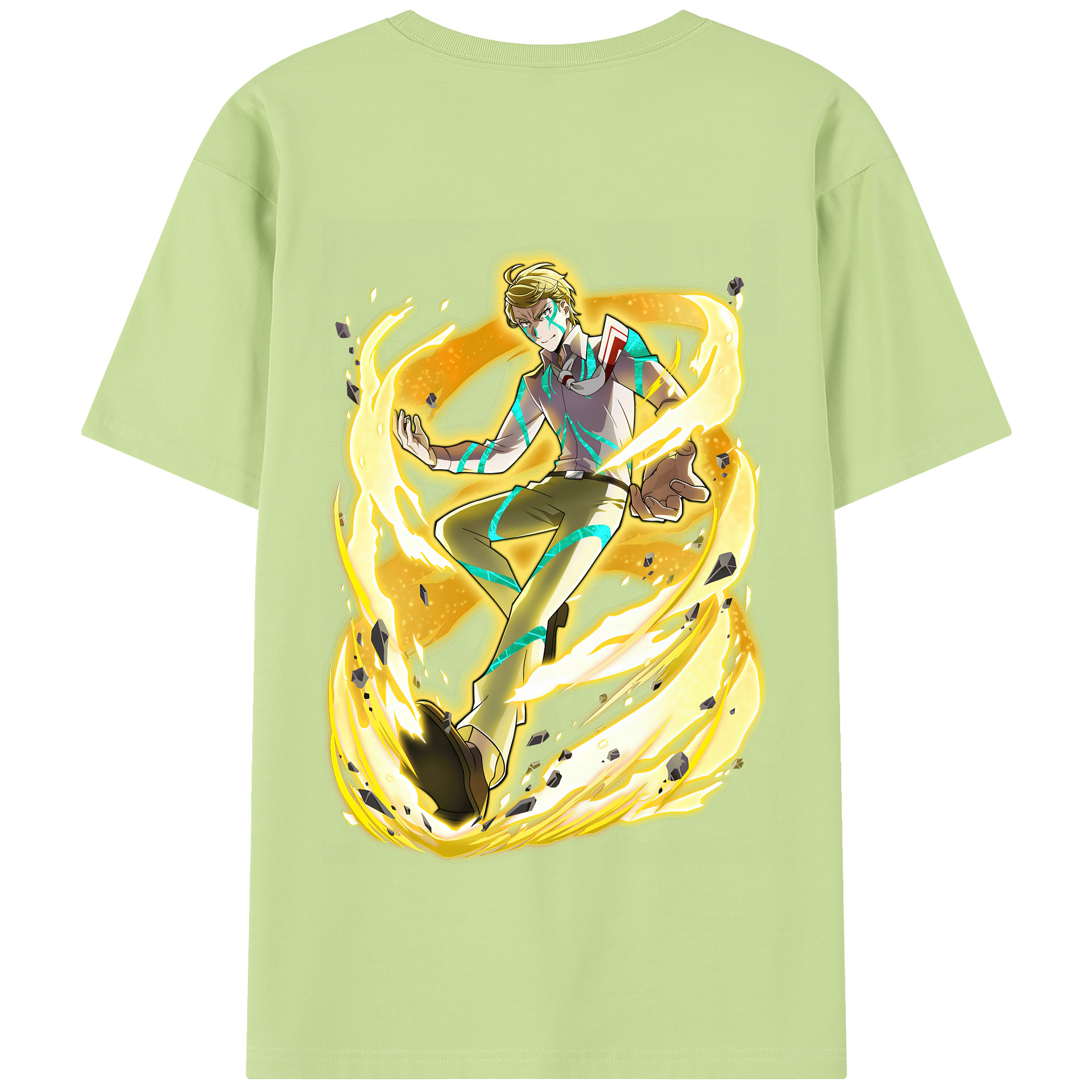 （画像用） 文豪ストレイドッグス Bungo Stray Dogs 綿100％半袖Tシャツ（背面プリント）